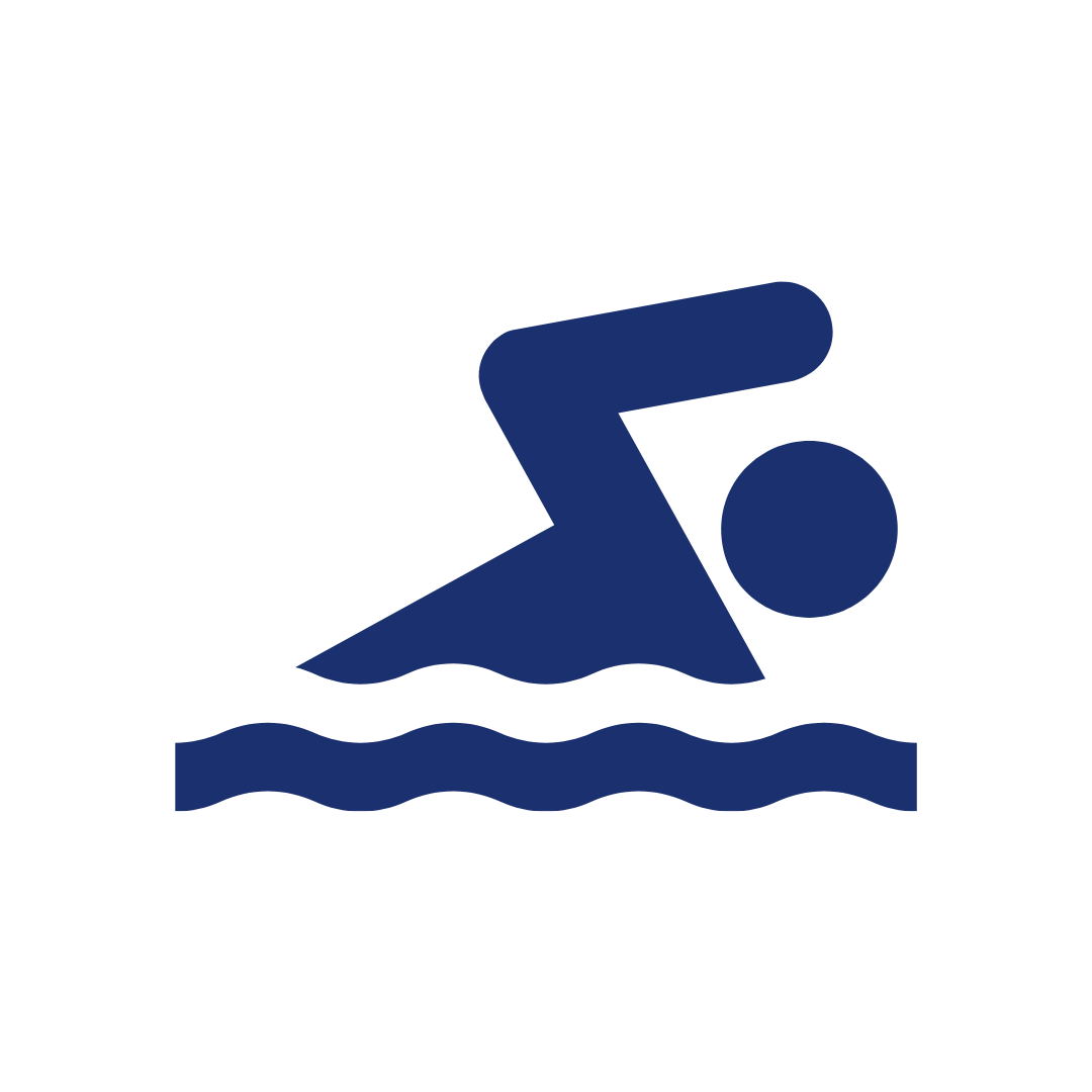 a person swimming that indicated the swimming pool amenities